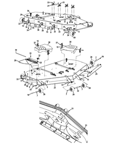 Mower Deck 72-Inch Diagram and Parts List for S7237-KW LP-53AP8DU8750-999cc Cub Cadet Lawn Tractor